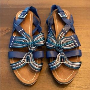 Miu Miu Leather Slingback Sandals